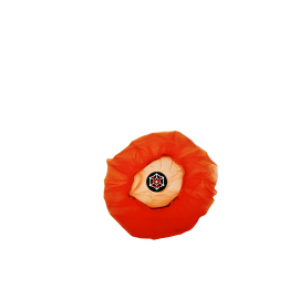 Чехол на воздушный фильтр, крепеж по центру OTOM RACING, оранжевый 